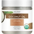 thumbnail image 1 of Velona USDA Certified Organic Coconut Oil Extra Virgin - 4 fl oz | Food and Cosmetic Grade | in jar | Extra Virgin, Cold Pressed, 1 of 6