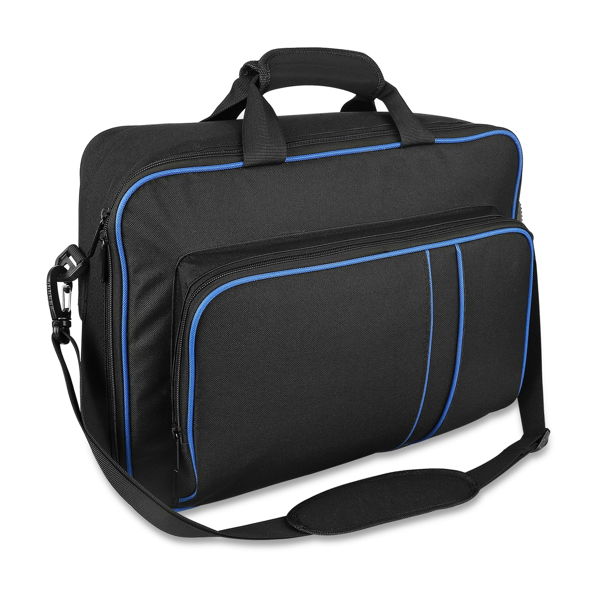 VLQKY Carrying Case Fit for PS5 Console Disc/Digital Edition, Travel Bag Storage Fit for PS5, Protective Shoulder Bag for Fit PS5, Controllers, Game Cards, and Accessories Case