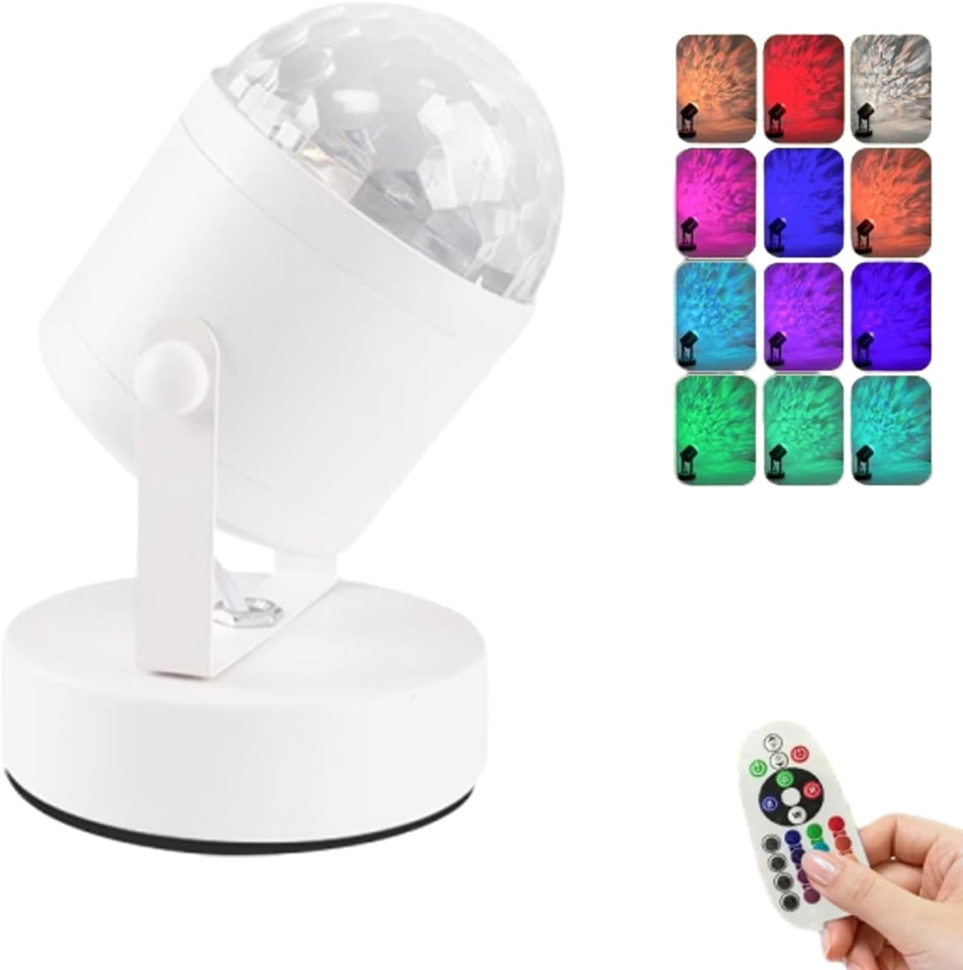 Velosphere Lamp, 8/16 Colors Lights Projector, Dynamic Ripple Effect ...