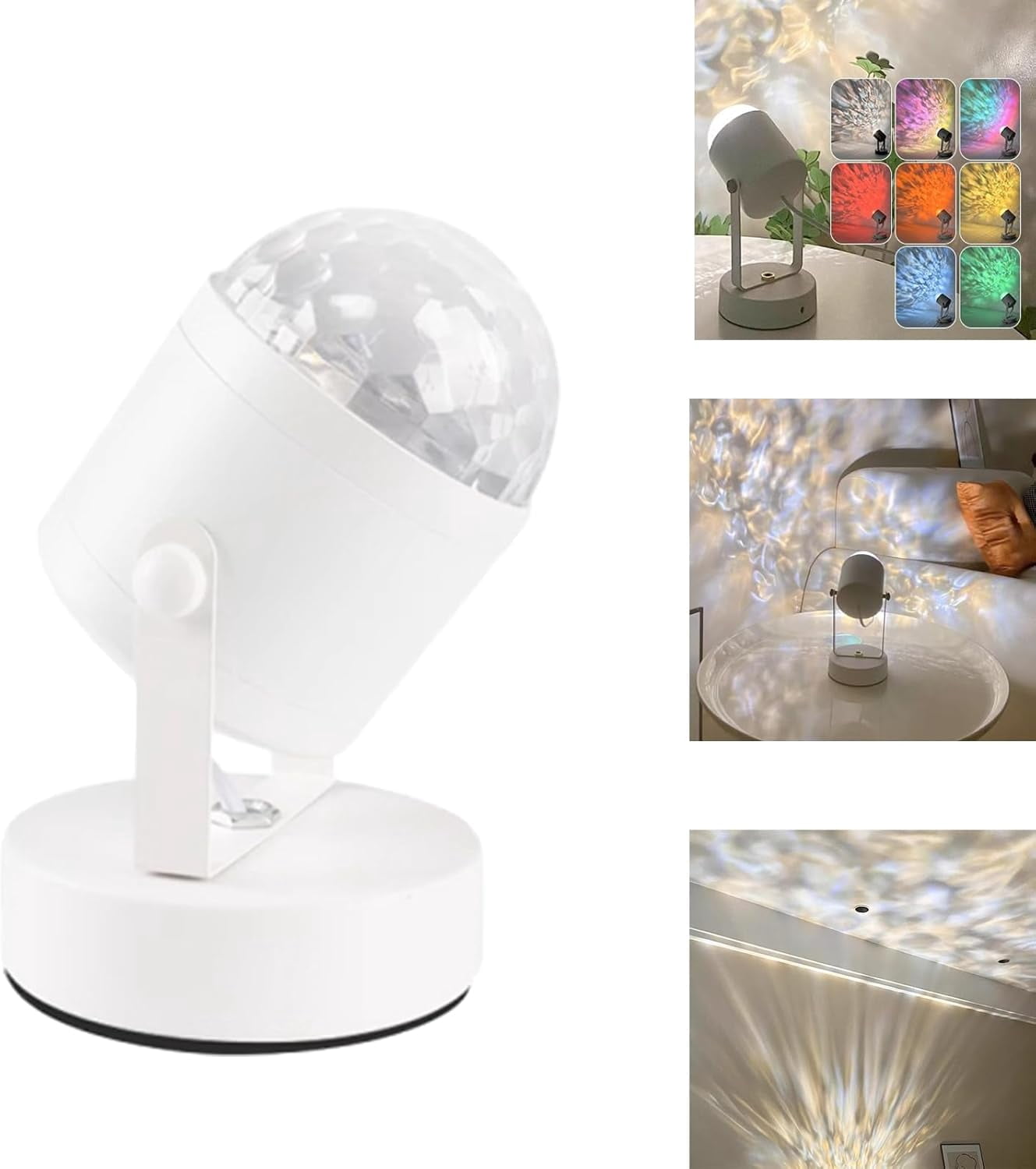 Velosphere Lamp, 8/16 Colors Lights Projector, Dynamic Ripple Effect ...