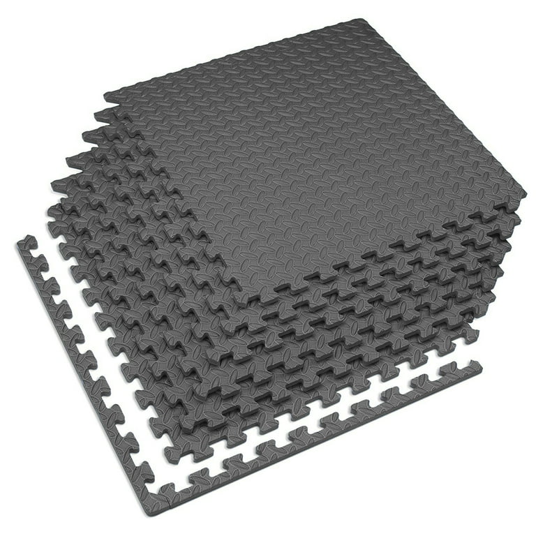 Velotas 1 2 Inch Interlocking EVA Foam Personal Fitness Mat