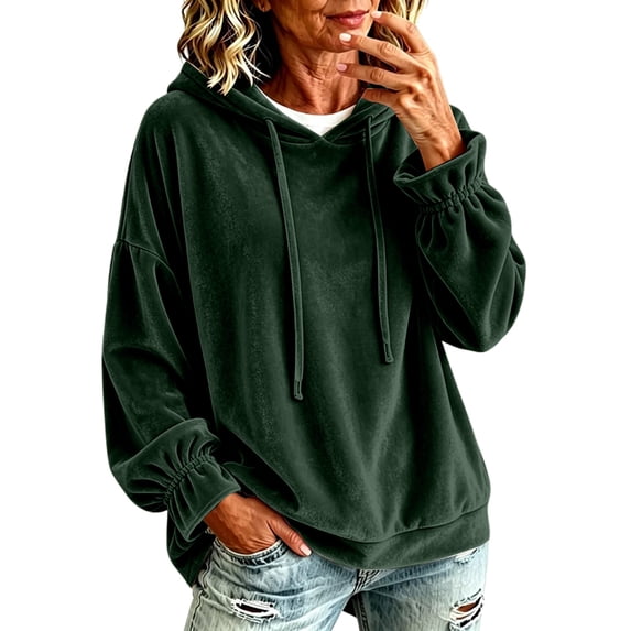 Velour Hoodies for Women, Pullover Sweatshirt, Winter Jackets, Fall Outfits, Travel Hoodie, Warm Sweaters, Oversized Hoodie, Casual Pullover Tops