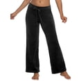 thumbnail image 1 of Velour Lounge Pant | Relaxed Fit | Felina (Black, X-Large), 1 of 3