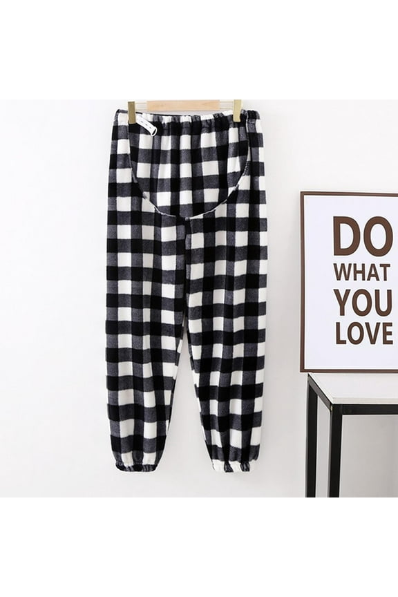 Velour Pants for Women, Straight Leg Womens Velour Sweatpants, Velvet Wide Leg Lounge Pants for Women with Pockets Black L