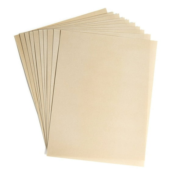 Hygloss Beige Velour Paper – Soft, Velvety 8.5 x 11 in, 10-Pack, Printer Friendly