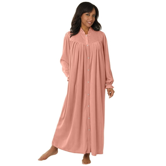 Velour Ruffle Robe