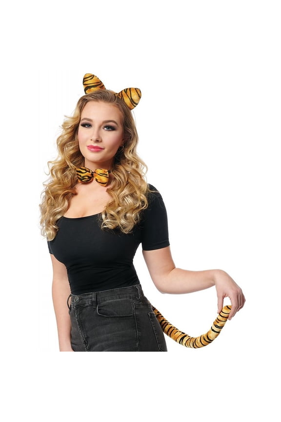 Velour Tiger Costume Kit Adult