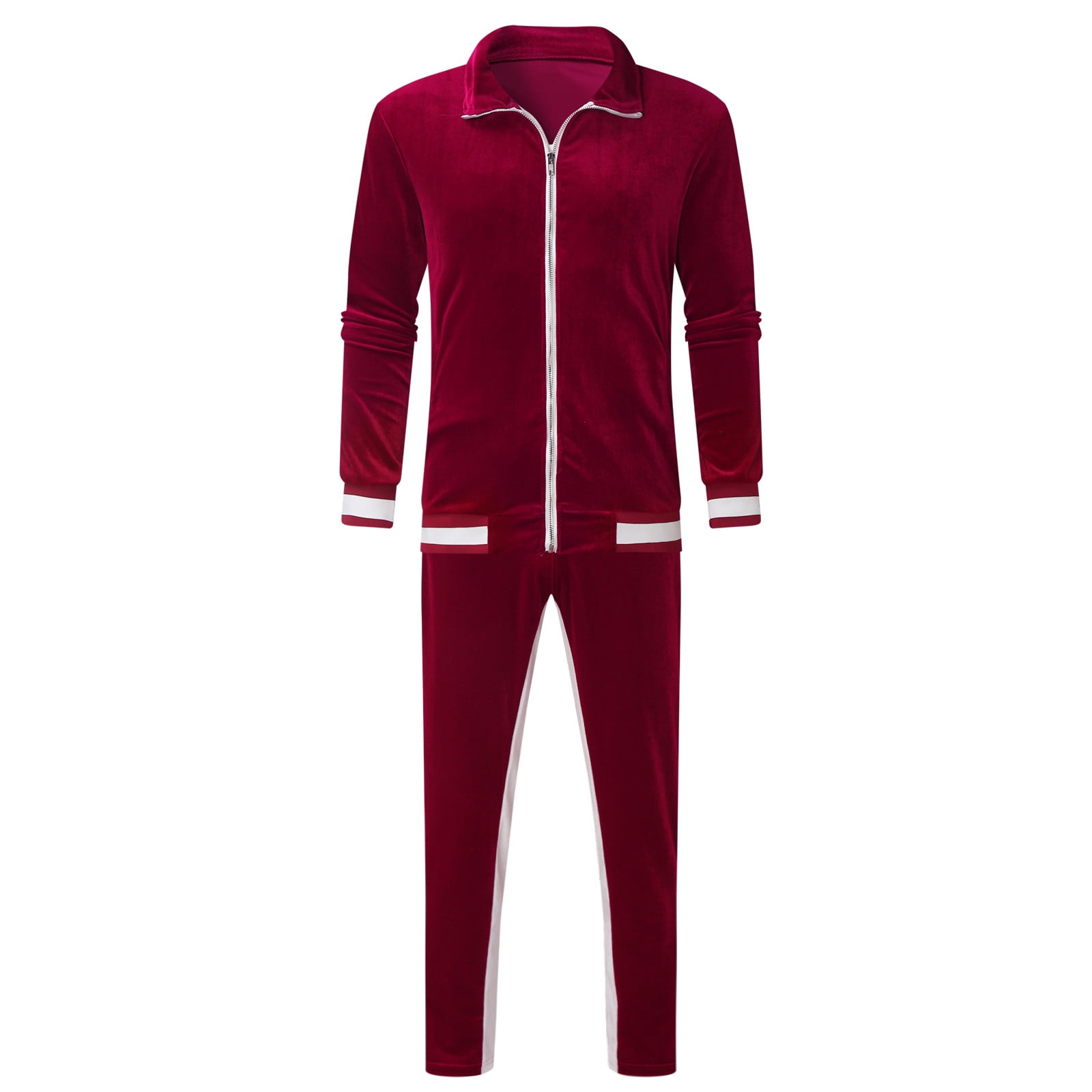 Cheap velour top tracksuit mens