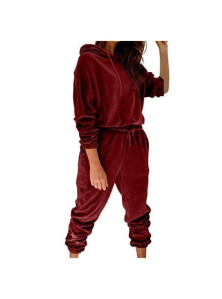 Co Ord Sets for Women Knit Going Out Tracksuit Full Set Two Piece Outfit  Long Sleeve Plain V Neck Pullover Sweater and Joggers Trousers Sweat Suit  Sports Yoga Gym Tracksuits Ladies 