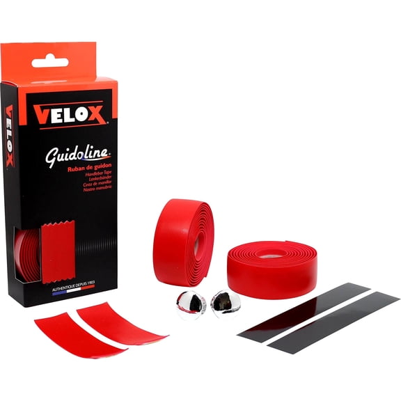 Velox Classic Handlebar Tape, Red, One Size