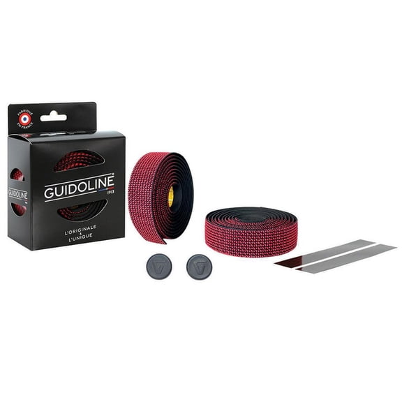 Velox Guidoline Ultra Silicone 3D Handlebar Tape, Red