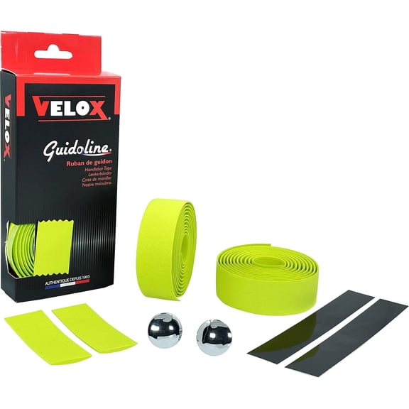Velox Maxi Cork Handlebar Tape, One Size, Acid Green