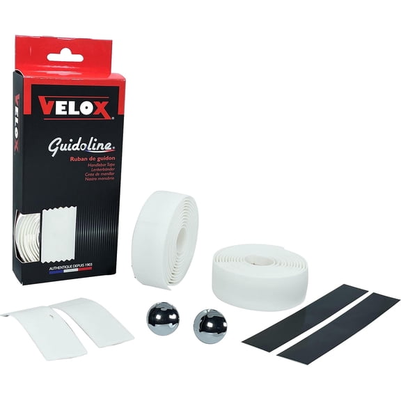Velox Maxi Cork Handlebar Tape, White, One Size