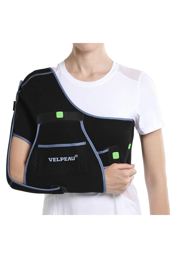 Arm Sling Sport Adult for Sleep,Lightweight Sling Arm for Women & Men, Shoulder & Rotator Cuff Support Fit for Right and Left Hand (L: Bust 35.5-47.3")