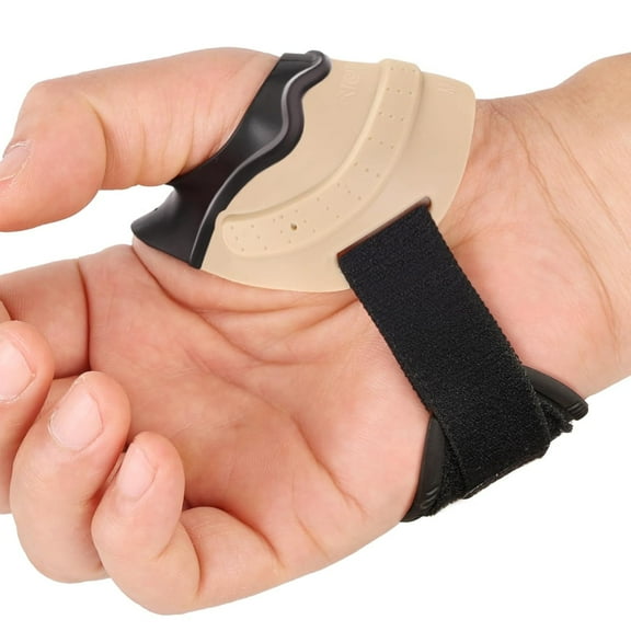 Velpeau Thumb Brace - Anti Cracking Design - CMC Joint Pain Injury Relief Support for Osteoarthritis, Arthritis, Women and Men(Right Hand, Medium)