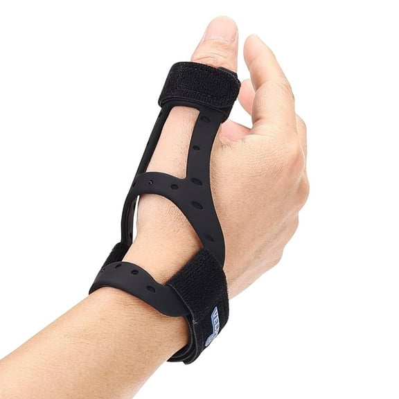 Velpeau Waterproof Thumb Brace for Arthritis Pain and Support, Semi-rigid Silicone Thumb Spica Splint Ideal for De Quervains Tenosynovitis, Tendonitis, One Size Fits Most, Fits both hands(M)