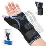 Velpeau Wrist Brace with Thumb Spica Splint for De Quervain's Tenosynovitis, Carpal Tunnel Pain, Stabilizer for Tendonitis, Arthritis, Sprains & Fracture Forearm Support Cast (Regular, Left Hand -M)