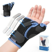 Velpeau Wrist Brace with Thumb Spica Splint for De Quervain's Tenosynovitis, Carpal Tunnel Pain, Stabilizer for Tendonitis, Arthritis, Sprains & Fracture Forearm Support Cast (Short, Right Hand-M)