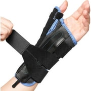 Velpeau Wrist Brace Thumb Spica Splint Support for De Quervain's Tenosynovitis, Carpal Tunnel Syndrome, Stabilizer for Arthritis, Tendonitis, Sprains, Sports Injuries Pain Relief (Left Hand-M)