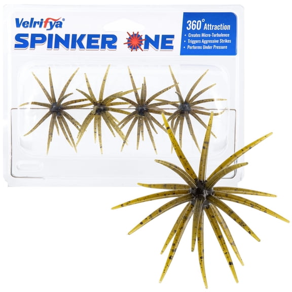Velrifya Urchin Baits for Bass Fishing, 2.7in Japanese Style Tentacle Soft Plastic Lures, for Drop Shot, Wacky Rig, Neko Rig and Finesse
