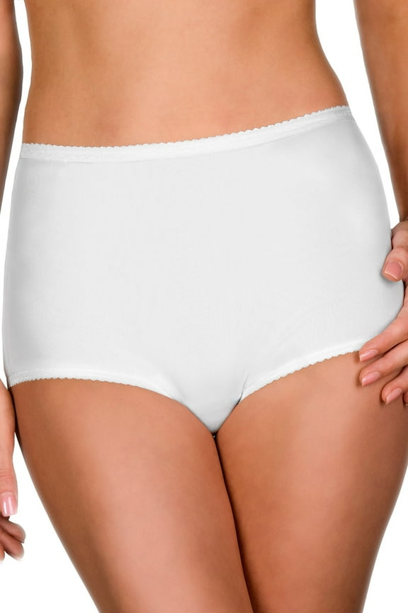 Shadowline Lingerie by Velrose Panties-Seamless Nylon Brief, 3-Pack 17017/17017X-3PK