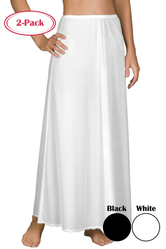 Shadowline Pettiskirt Half Slip, 2-Pack 47116/47116X-2PK