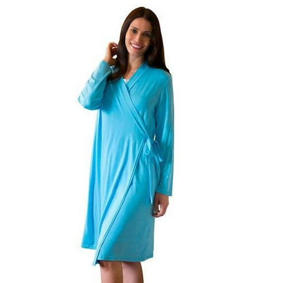 Shadowline Lingerie by Velrose Short Wrap Robe 67223