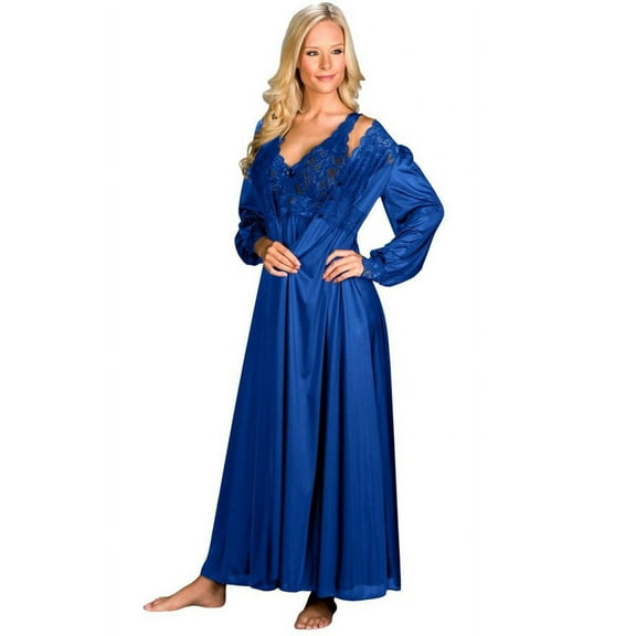 Velrose Lingerie Shadowline Silhouette Gown and Peignoir Set 51737/51737X