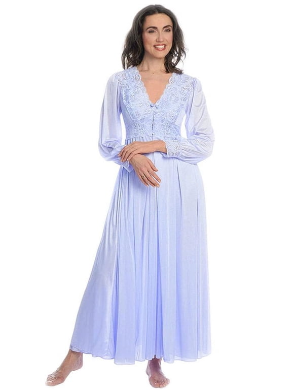Shadowline Silhouette Gown and Peignoir Set 51737/51737X