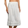 thumbnail image 1 of Velrose Women's Plus Snip-it 27 Inch Slip 2702X, White, 2X, 1 of 3