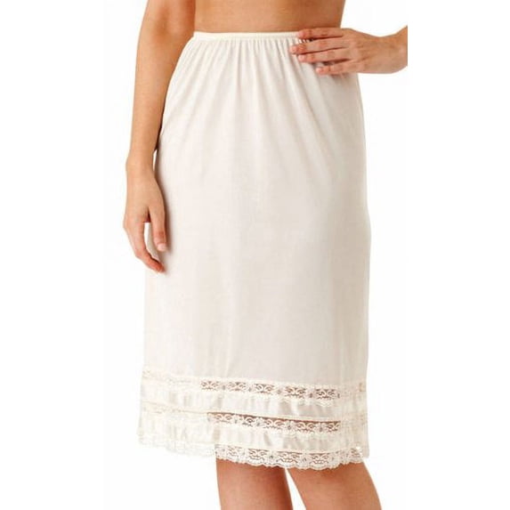 Women's Shadowline 2702X Plus Snip-it 27 Inch Slip (Beige 3X)