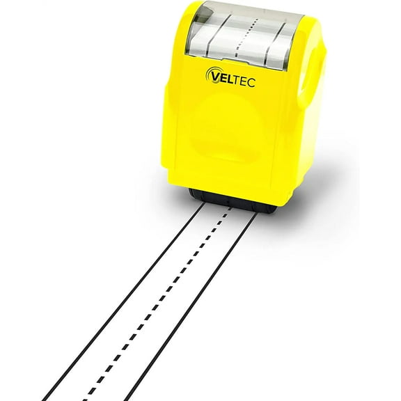 Veltec Dashed Handwriting Lines Practice Roller Stamp for Kids, Parents and Teachers