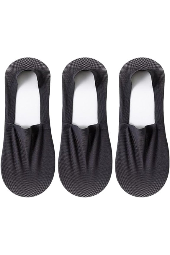 Velthentic Invisible Breathable Anti-Slip Socks, Invisible Breathable Anti-Slip Socks, Thin Breathable Soft Casual Summer Invisible Sock Solid Color Silicone Non-Slip Low Cut Sox