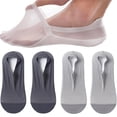 thumbnail image 1 of Velthentic Invisible Breathable Anti-Slip Socks Non Slip Combed Cotton No Show Socks, Summer Soft Breathable Sock for Women Men, 1 of 7