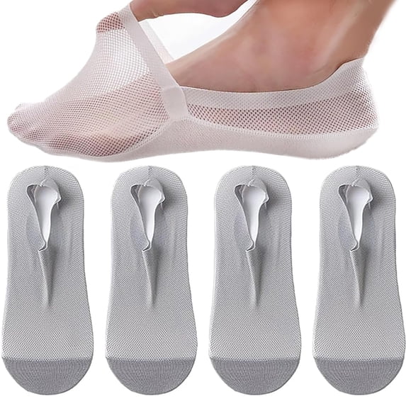 Velthentic Invisible Breathable Anti-Slip Socks Non Slip Combed Cotton No Show Socks, Summer Soft Breathable Sock for Women Men