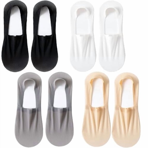 Velthentic Invisible Breathable Anti-Slip Socks, Ultra Thin Liner Lightweight Mesh No Show Socks for Women Men