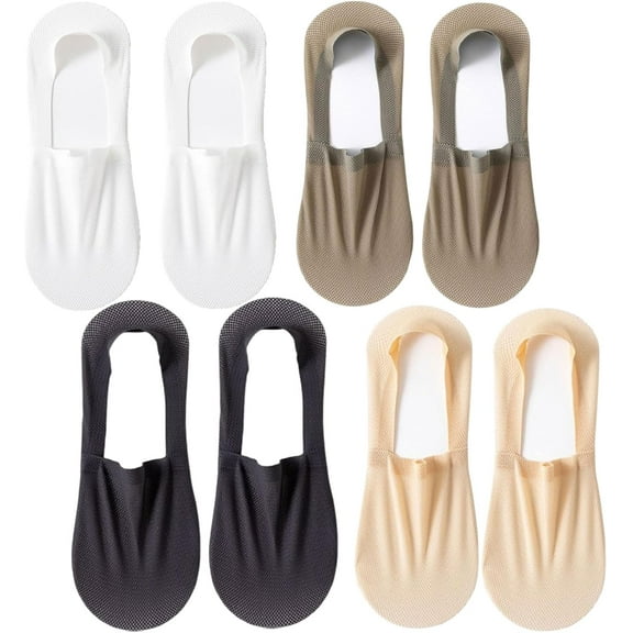 Velthentic Invisible Breathable Anti-Slip Socks, Ultra Thin Liner Lightweight Mesh No Show Socks for Women Men
