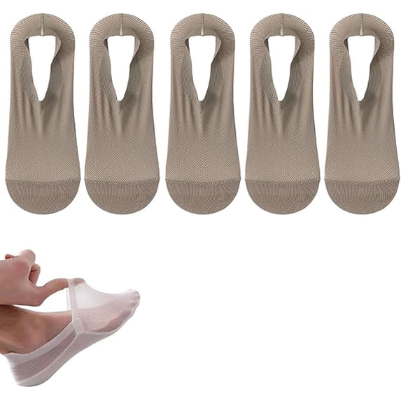 Velthentic Invisible Breathable Anti-Slip Socks, Velthentic Mesh Socks, Invisible Anti Slip, Women,Men(A)