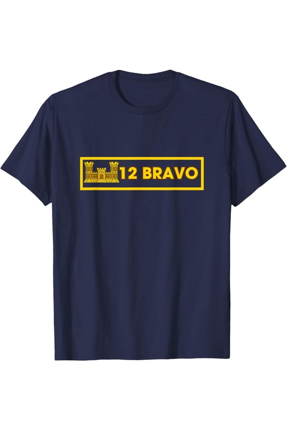 12 Bravo Combat Engineer MOS T-Shirt All Size S-5XL