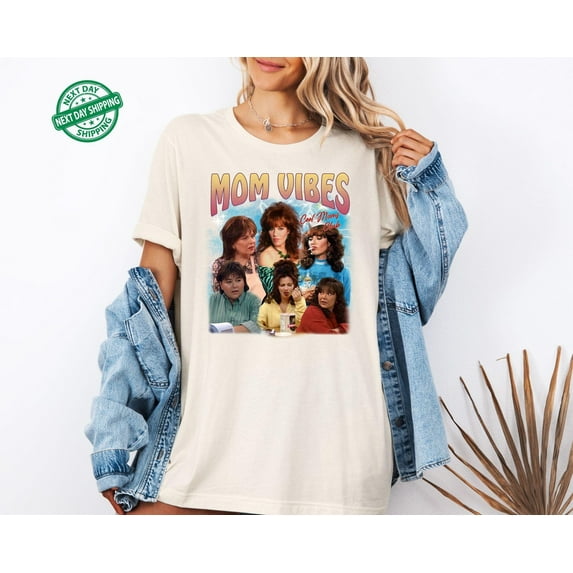 Velto 90S Mom Vibes T-Shirt, Mom Shirts, Cool Moms Club T-Shirt, Mom Life Tee, Mother's Day Gift, Cool Mom Gifts All Size S-5XL