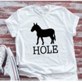 thumbnail image 1 of Velto A-Hole, White Unisex Short Sleeve T-shirt All Size S-5XL, 1 of 5