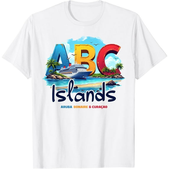 Velto ABC Islands Aruba Bonaire Curacao Cruise Vacation Caribbean T-Shirt All Size S-5XL