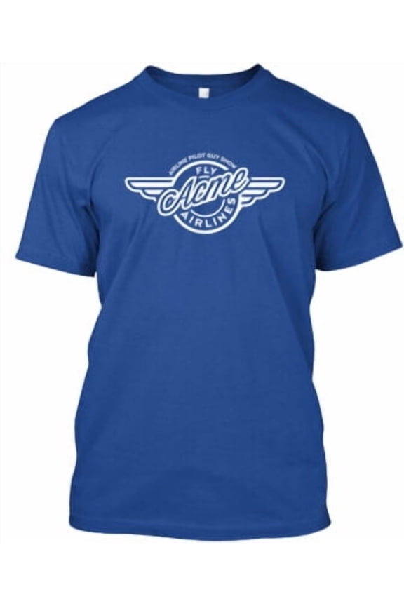 Airline Pilot Guy Show Acme T-Shirt Made in the USA All Size S-5XL