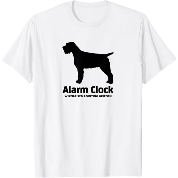 Velto Alarm Clock Wirehaired Pointing Griffon T-Shirt All Size S-5XL