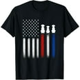 thumbnail image 1 of Velto American Flag with Dog Silhouettes, Pet Lover 4th of July T-Shirt All Size S-5XL, 1 of 5