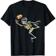 thumbnail image 1 of Velto American Football Skeleton Men Boys Football Fan T-Shirt All Size S-5XL, 1 of 5