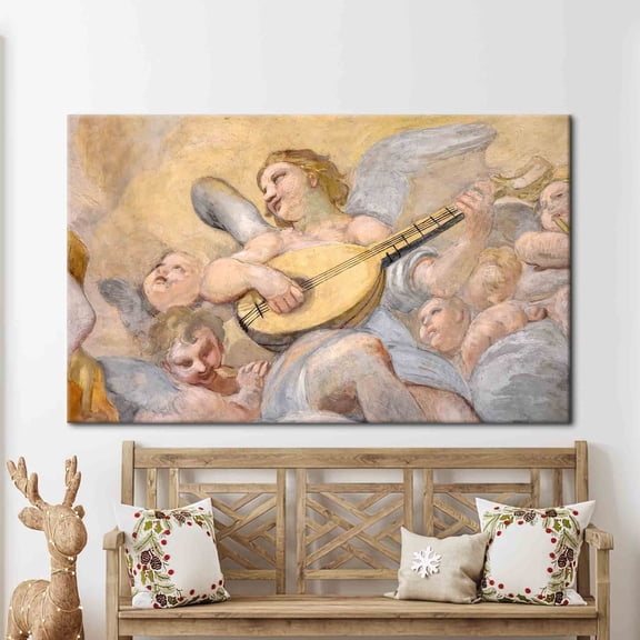 Velto Angel, Angel, Abstract Angel, Christian God Artwork, Renaissance Artwork, 16x24 UNFRAMED