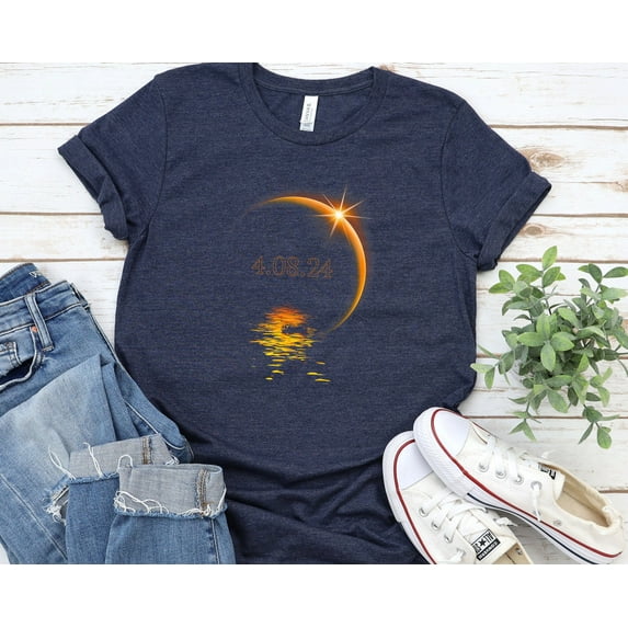 Velto April 8 2024 T-shirt, Solar Eclipse Shirt, Celestial Event Tee, Astrology Lover Shirt, America Totality Shirt, Nature Shirt, Moon Shirt All Size S-5XL