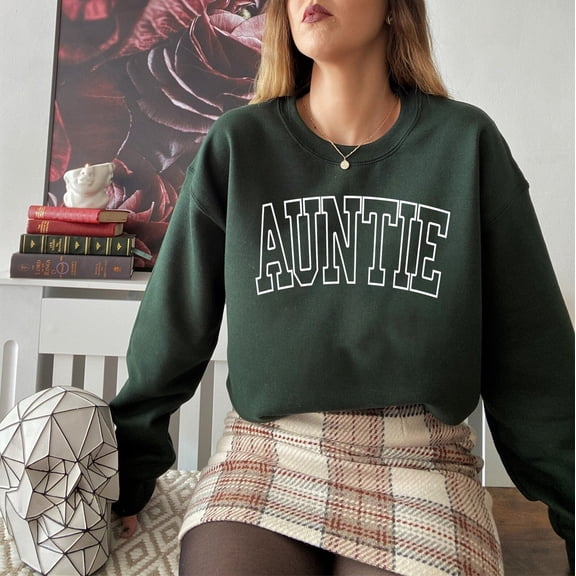 Velto Auntie Sweatshirt, Aunt Sweatshirt, Women's Sweatshirts, Unisex Sweatshirts, Women's Sweatshirt, Auntie Gifts, Cute Auntie, Gift For Auntie All Size S-5XL
