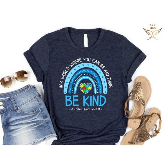 Velto Autism Awareness Graphic Tshirt Neurodiversity Support Casual Outfit Special Education Appreciation Fullsize S-5XL Shirt